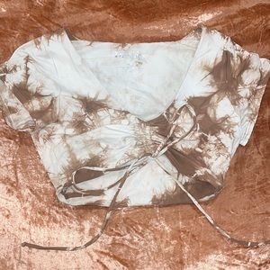 frankie's bikinis crop swim top